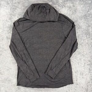 Lululemon Men’s Repetition Hoodie Heathered Black Training Lightweight Large